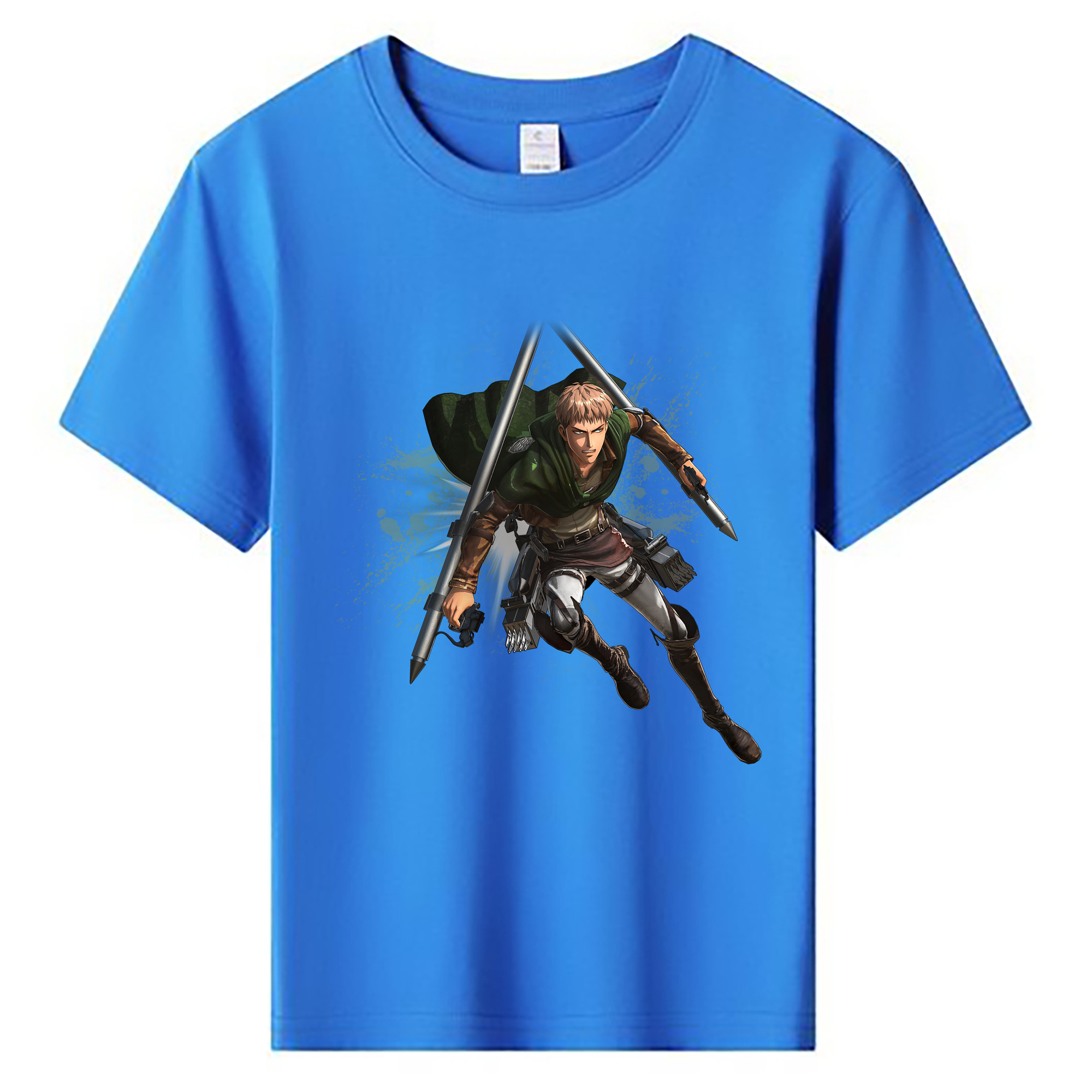 （画像用） 進撃の巨人 ジャン・キルシュタイン Attack on Titan Jean Kirstein 綿100％キッズTシャツ（フロントプリント）
